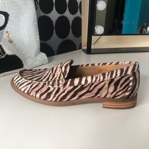 Born Zebra Print Loafer. Size 6